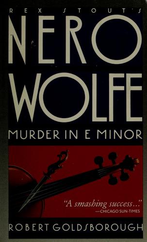 Robert Goldsborough: Murder in E Minor (Paperback, 1987, Bantam)