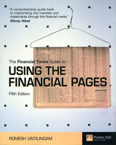 Romesh Vaitilimgam: Financial Times Guide to Using the Financial Pages ("Financial Times") (Paperback, Not Avail)