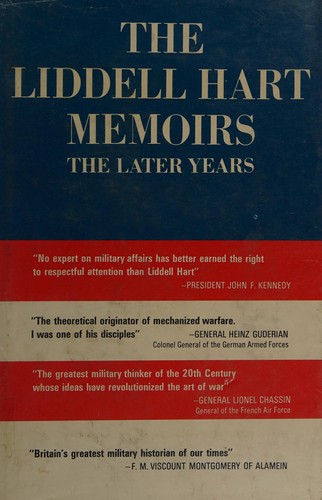 Basil Henry Liddell Hart: The Liddell Hart Memoirs (1966, Putnam)