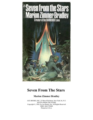Marion Zimmer Bradley: Seven from the Stars (1979, Ace Books)