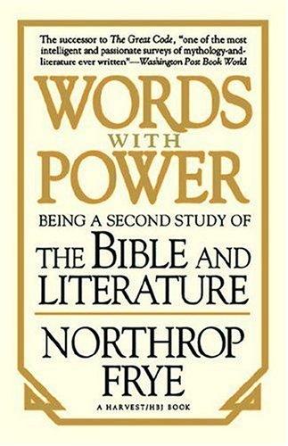 Northrop Frye: Words With Power (Harvest Books)