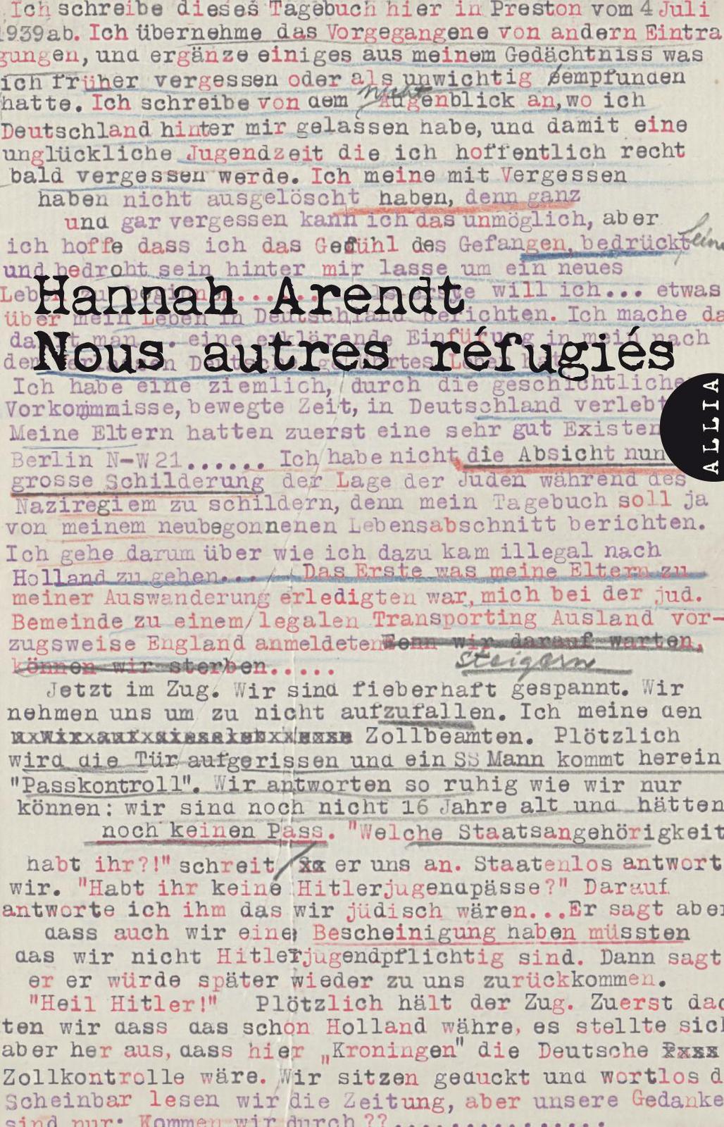 Hannah Arendt: Nous autres réfugiés (French language, 2019)
