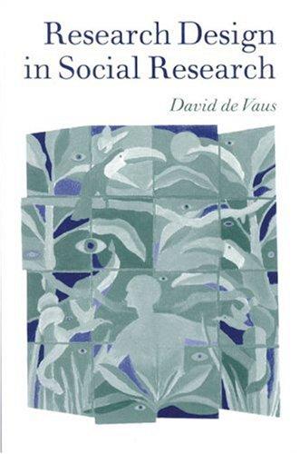 D. A. De Vaus: Research design in social research (2001, SAGE)