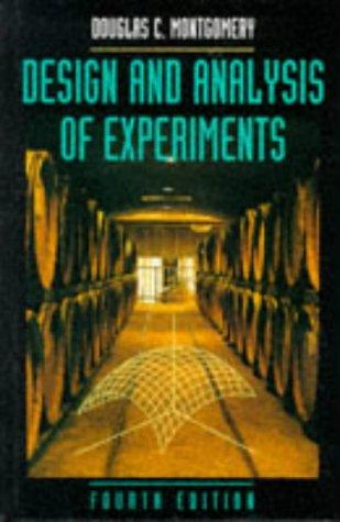 Douglas C. Montgomery: Design and analysis of experiments (1997, Wiley)