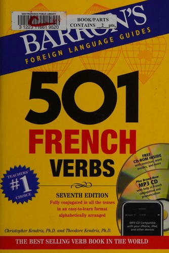 Christopher Kendris: 501 French verbs (2015)