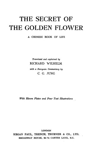 Dongbin Lü: The secret of the golden flower (1965, R. & K. Paul)
