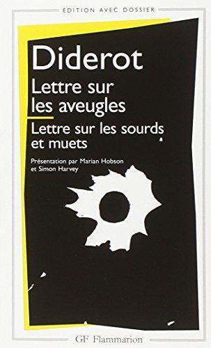 Denis Diderot: Lettre sur les aveugles - Lettre sur les sourds et les muets (French language, 2000)
