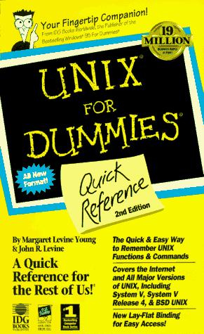 Margaret Levine Young: UNIX for dummies quick reference (1995, IDG Books Worldwide)