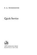 P. G. Wodehouse: Quick service (2004, Overlook Press)