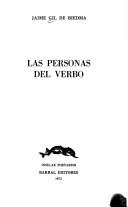 Jaime Gil de Biedma: Las personas del verbo (Spanish language, 1975, Barral Editores)
