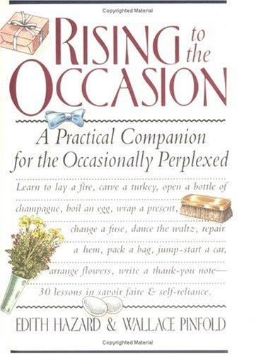 Edith Hazard: Rising to the occasion (1993, Algonquin Books of Chapel Hill)