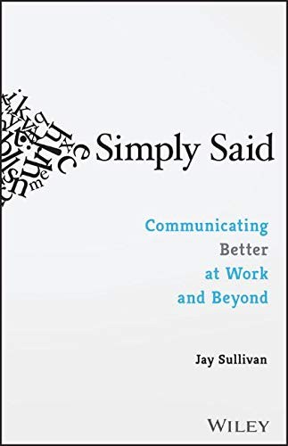 Jay Sullivan: Simply Said (Paperback, 2016, Wiley)