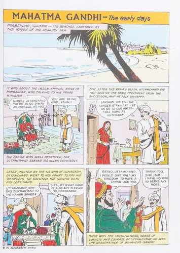 Anant Pai, Souren Roy, Gayatri Madan Dutt, C. N. Patel: Mahatma Gandhi