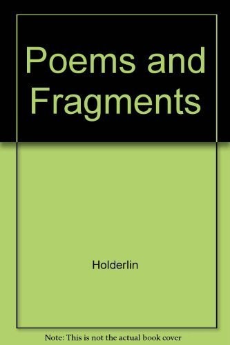 Friedrich Hölderlin: Poems and fragments (1980, Cambridge University Press)