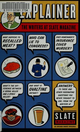 Bryan Curtis: The explainer (2004, Anchor Books)