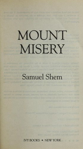 Samuel Shem: Mount Misery (1998, Ivy Books)
