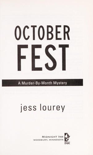 Jess Lourey: October fest (2011, Midnight Ink)