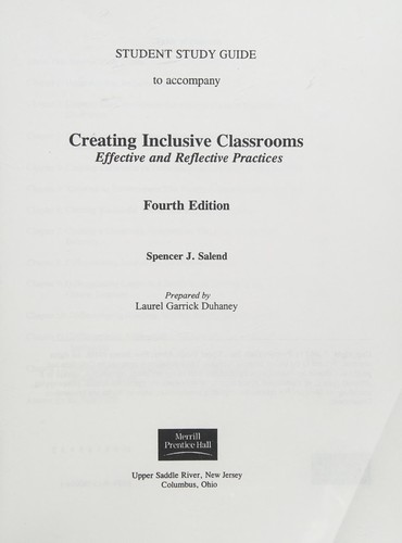 DUHANEY: Creating Inclusive Classrooms (2000, Pearson Education, Limited)