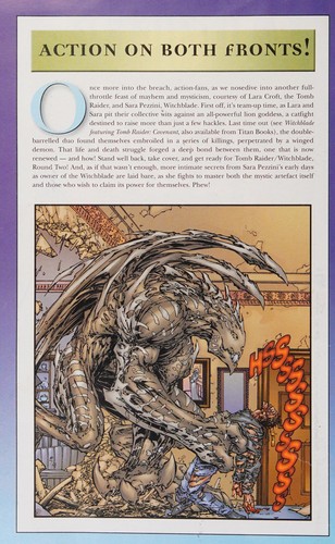 David Wohl: Witchblade featuring Tomb raider (1999, Titan Books, in association with Top Cow Productions)