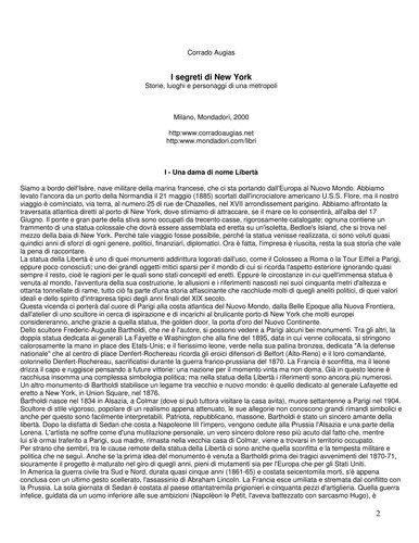 Corrado Augias: I segreti di New York (Italian language, 2001, A. Mondadori)