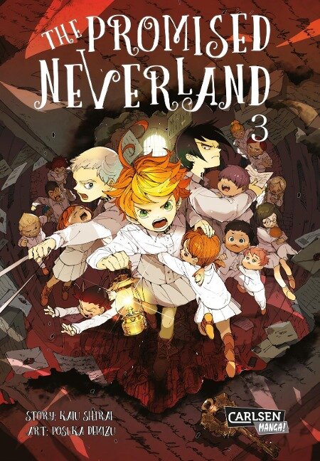 Kaiu Shirai, Posuka Demizu: The Promised Neverland, Vol. 3 (GraphicNovel, German language, 2018, Carlsen Manga)
