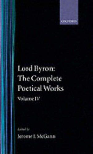 Lord Byron: The Complete Poetical Works (1986, Oxford University Press, USA)