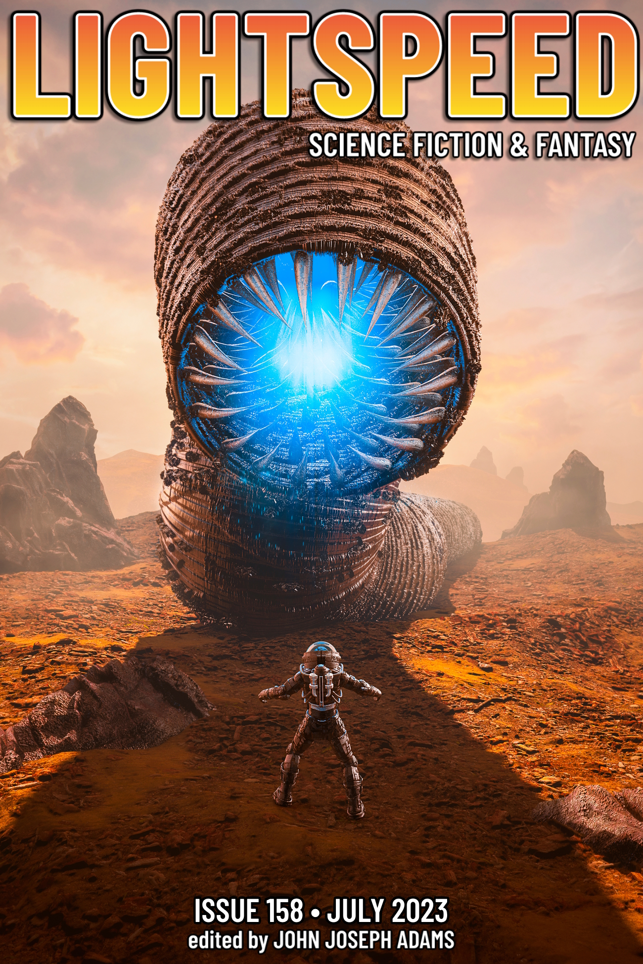 John Joseph Adams: Lightspeed Magazine 158 (EBook, 2023, Adamant Press)