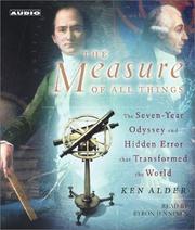 Ken Alder: The Measure of All Things (2002, Simon & Schuster Audio)