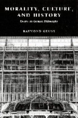 Raymond Geuss: Morality, culture, and history (1999, Cambridge University Press)