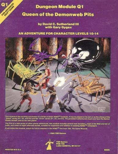 Gary Gygax: Queen of Demonweb Pits (1980)