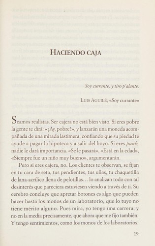 Puri Señorita: Te dejo es jódete al revés (Spanish language, 2013, Booket)