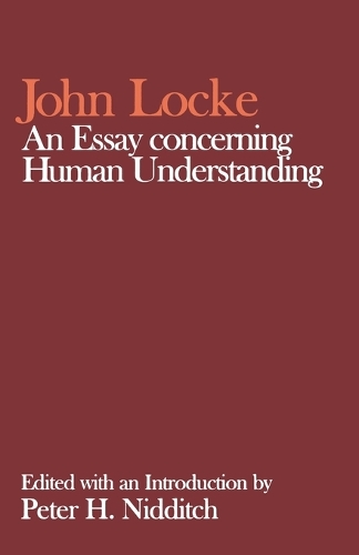 John Locke: An essay concerning human understanding (1979, Clarendon Press, Oxford University Press)