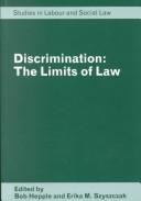 B. A. Hepple, Erika M. Szyszczak, Bob Hepple: Discrimination (1992, Mansell)