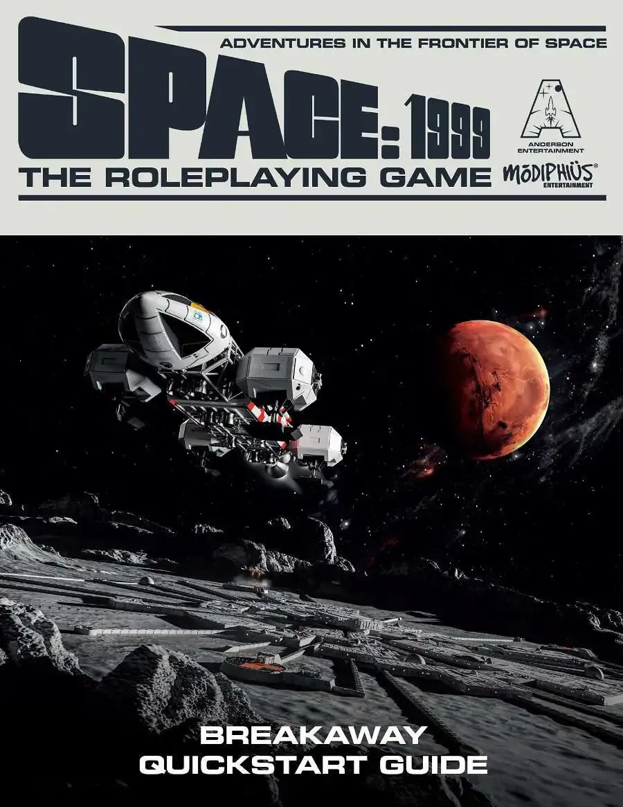 Andrew Peregrine: Space: 1999 The Roleplaying Game - Quickstart Guide (EBook, 2025, Anderson Entertainment Limited)