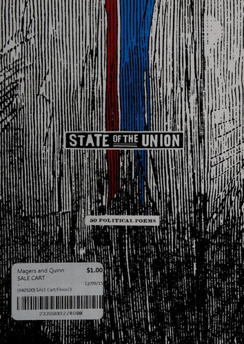 Joshua Beckman, Matthew Zapruder: State of the union (2008, Wave Books, Distributed to the trade by Consortium Book Sales and Distribution)