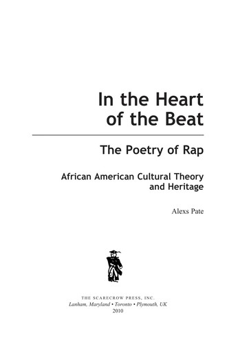 Alexs D. Pate: In the heart of the beat (2009, Scarecrow Press)