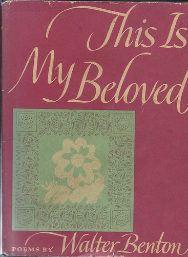 Walter Benton: This Is My Beloved (Hardcover, 1969, Alfred A. Knopf)