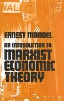Ernest Mandel: An introduction to Marxist economic theory (1973, Pathfinder Press)