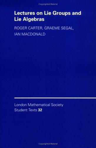Roger W. Carter: Lectures on Lie groups and Lie algebras (1995, Cambridge University Press)