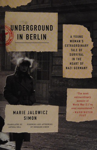 Marie Simon: Underground in Berlin (2015, Little, Brown)