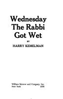Harry Kemelman: Wednesday the rabbi got wet (1976, Morrow)