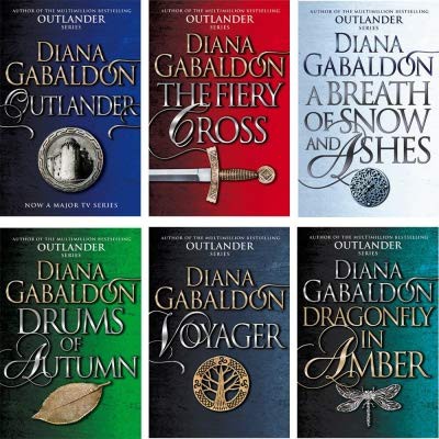 Diana Gabaldon: Outlander Series 1 Diana Gabaldon Collection 6 Books Set Drums Of Autumn, Fiery (Paperback, 2018, Arrow)