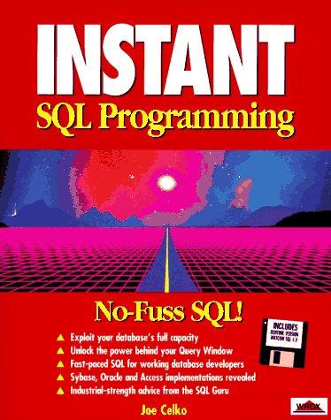 Joe Celko: Instant SQL programming (1995, Wrox Press Ltd.)