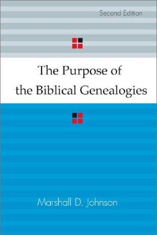 Marshall D. Johnson: The Purpose of the Biblical (Paperback, 2002, Wipf & Stock Publishers)