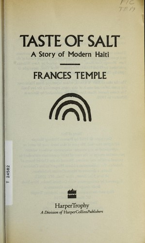 Frances Temple: Taste of salt (Paperback, 1994, HarperTrophy)