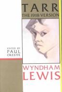 Wyndham Lewis: Tarr (1990, Black Sparrow Press)