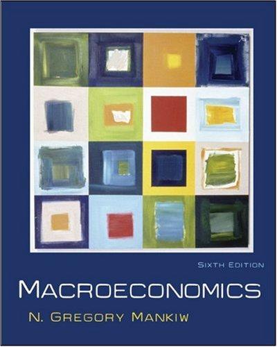N. Gregory Mankiw: Macroeconomics (Hardcover, 2006, Worth Publishers Inc.,U.S.)