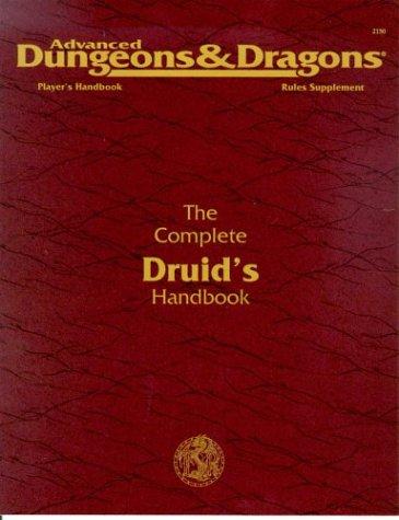 David Pulver: The Complete Druid's Handbook (AD&D 2nd Ed Rules Supplement) (Paperback, 1994, TSR Inc.)