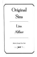 Lisa Alther: Original sins (1981, Knopf, distributed by Random House)