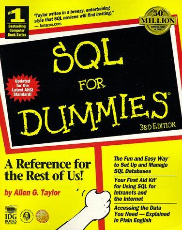 Allen G. Taylor: SQL for dummies (1998, IDG Books Worldwide)